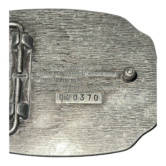 100 Years Of Liberty 1984 100th Anniversary Commemorative Belt Buckle - Picture 5 of 6